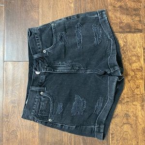 black american eagle shorts